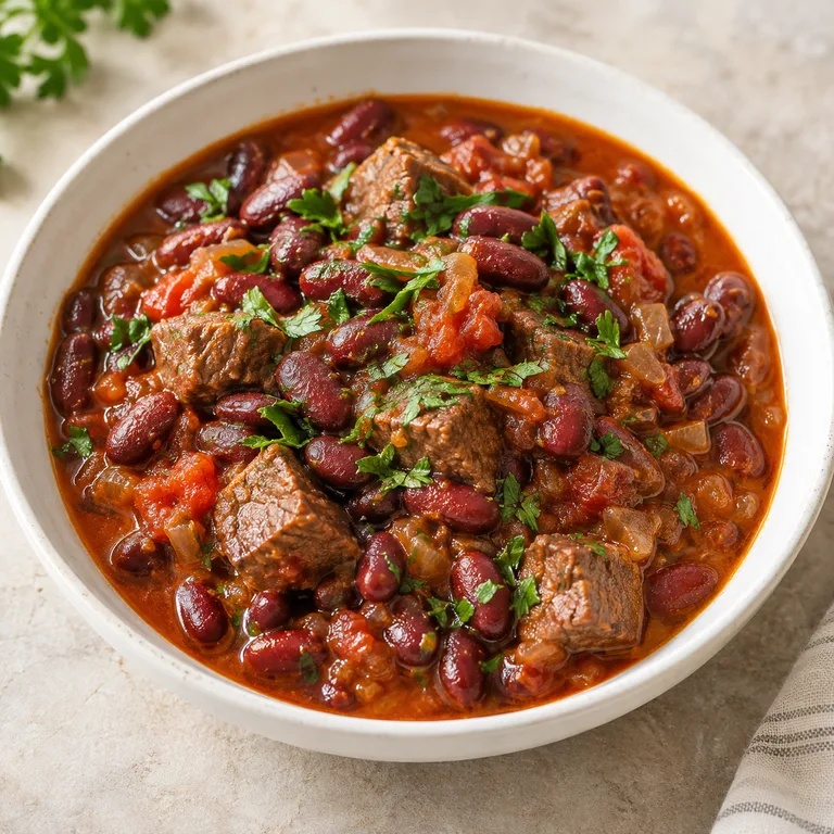 Red beans with meat