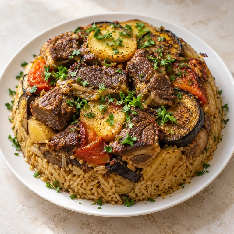 Meat maqluba