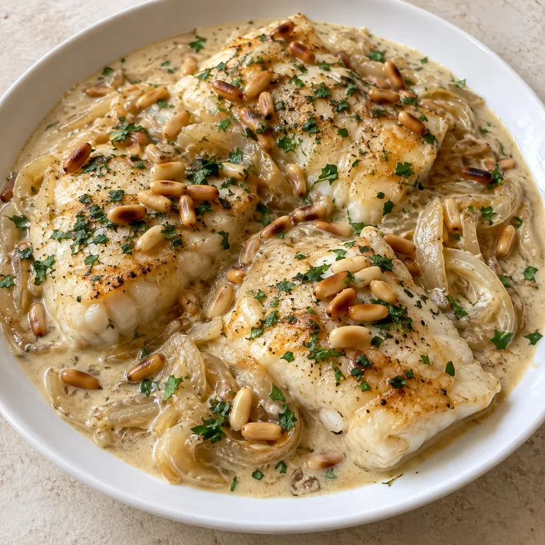 Fish in tahini sauce