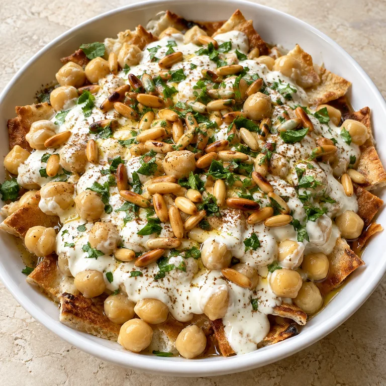 Chickpea fatteh
