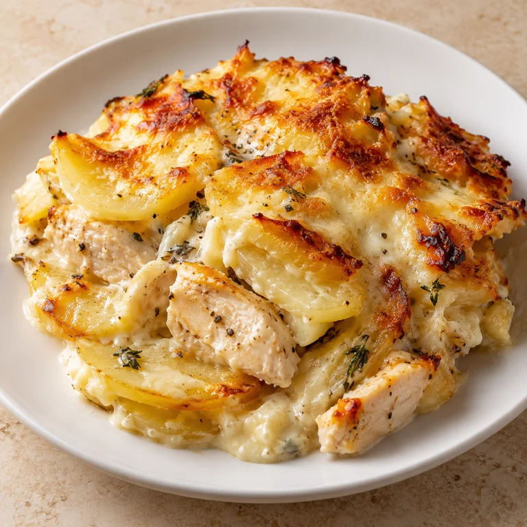 Chicken gratin