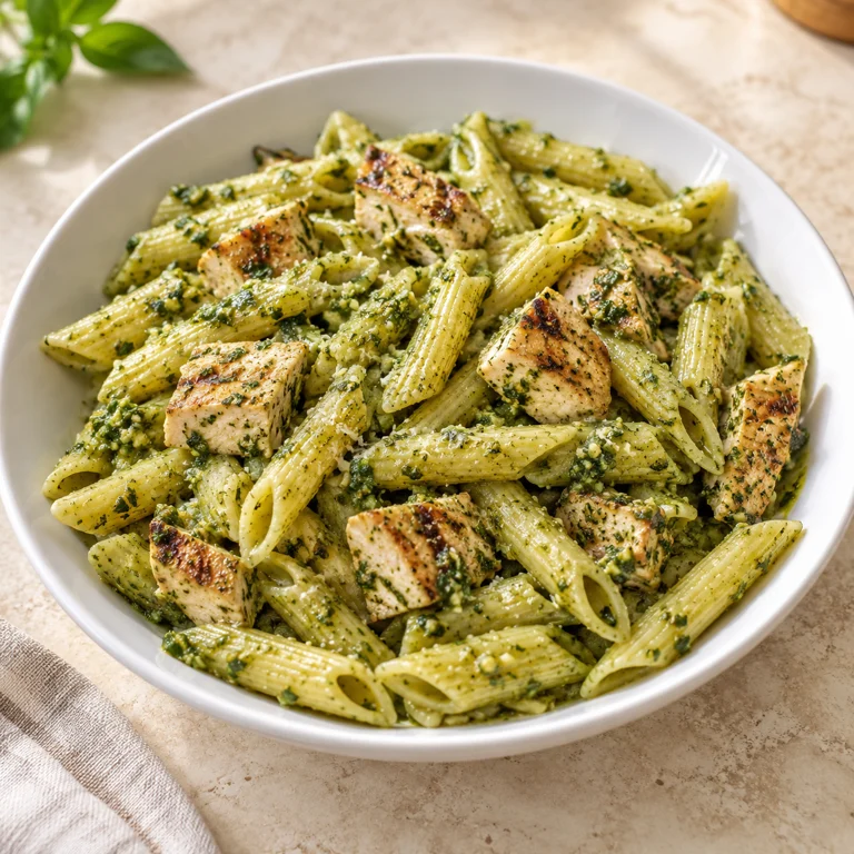 Chicken pesto pasta