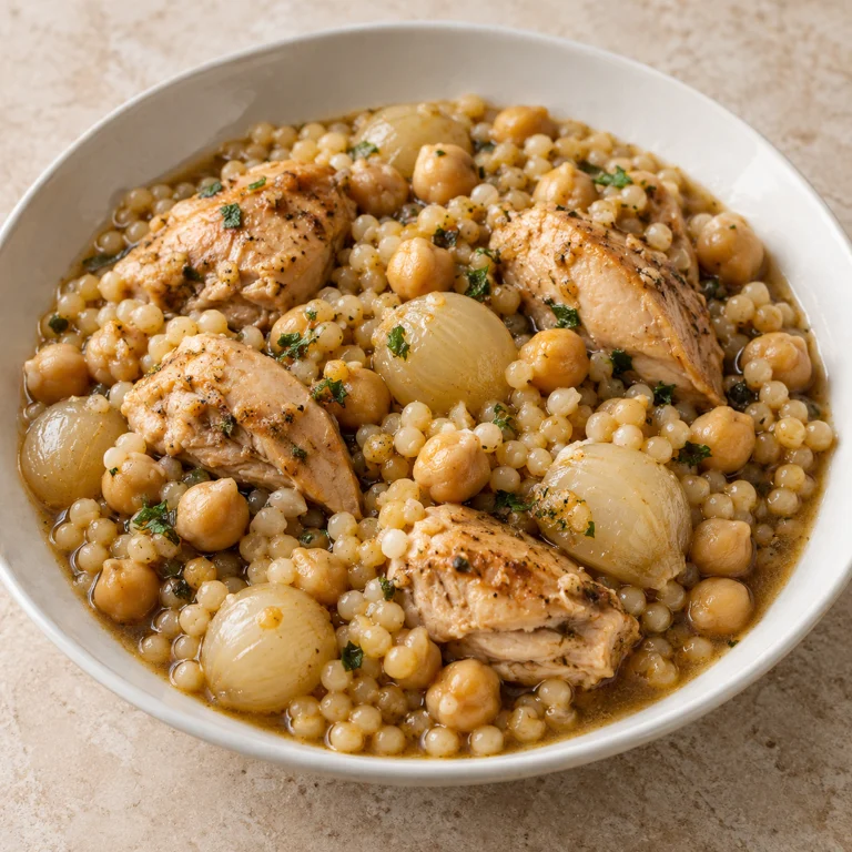 Chicken moghrabieh