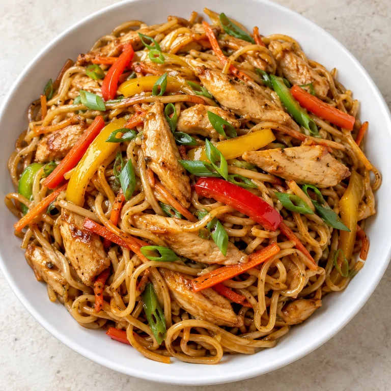Chicken noodles