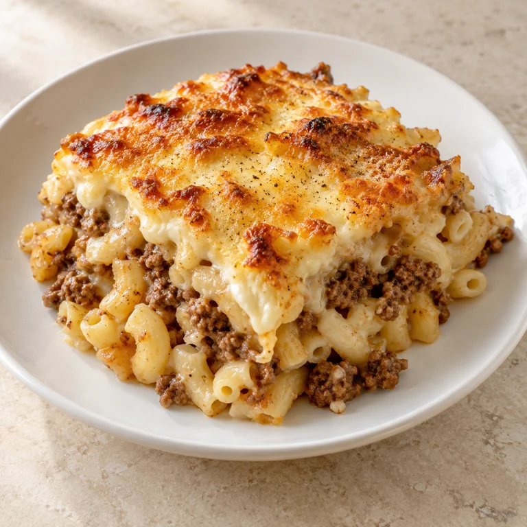 Pasta bake with béchamel