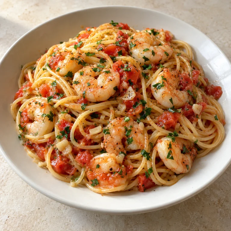 Shrimp pasta