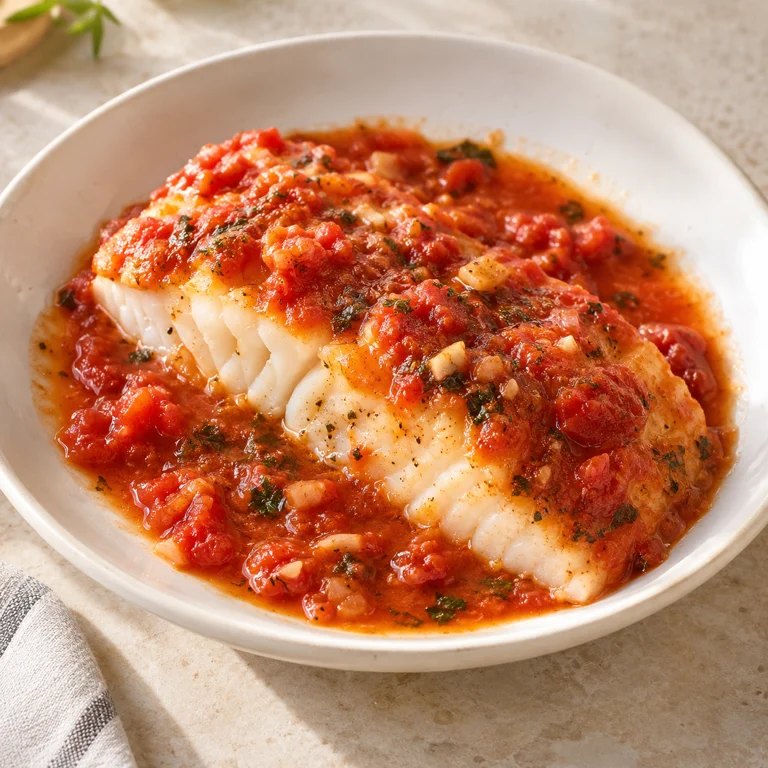 Tomato garlic fish